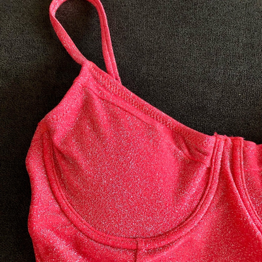 Good American Sparkle Show Off Underwire One-Piece Swimsuit 1 (fits like 2-4 US) - Picture 7 of 14